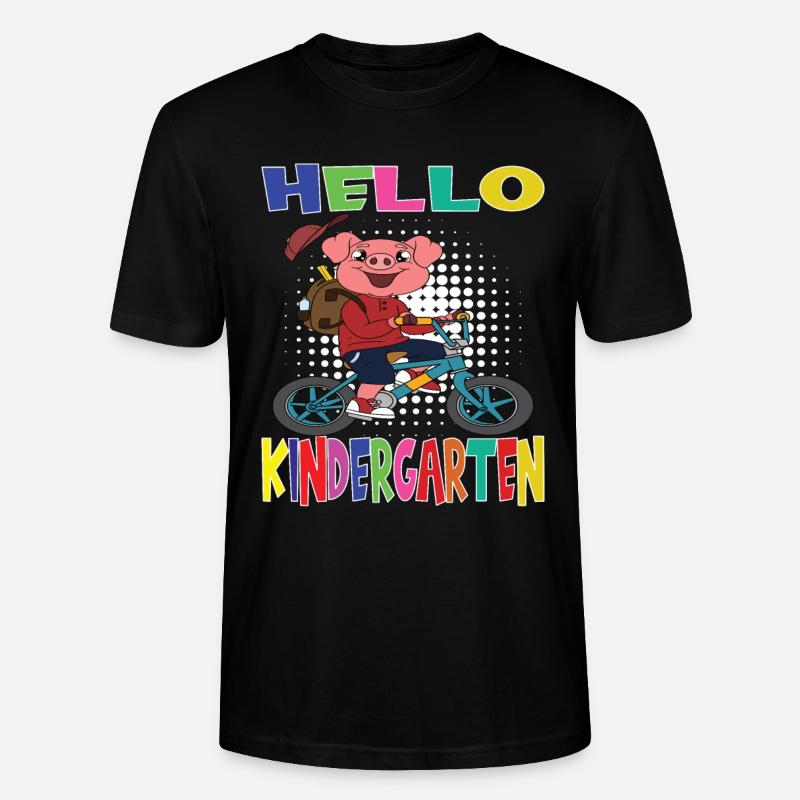 Kindergartenkind Kindergarten Geschenk - Stanley/Stella Unisex Bio-T-Shirt CRAFTER - Schwarz