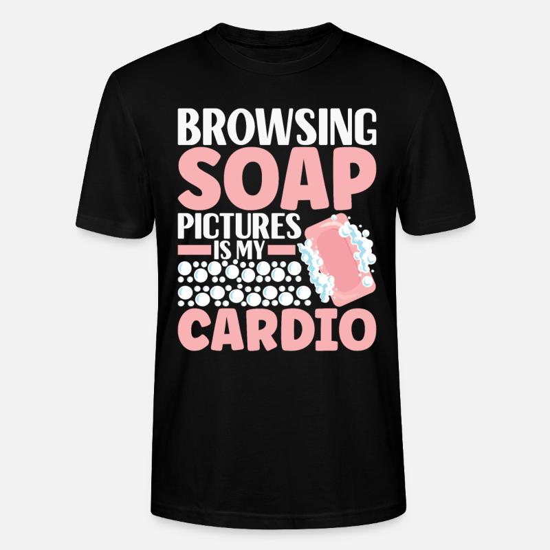 Soap maker soap making - Stanley/Stella CRAFTER Unisex Organic T-Shirt - black