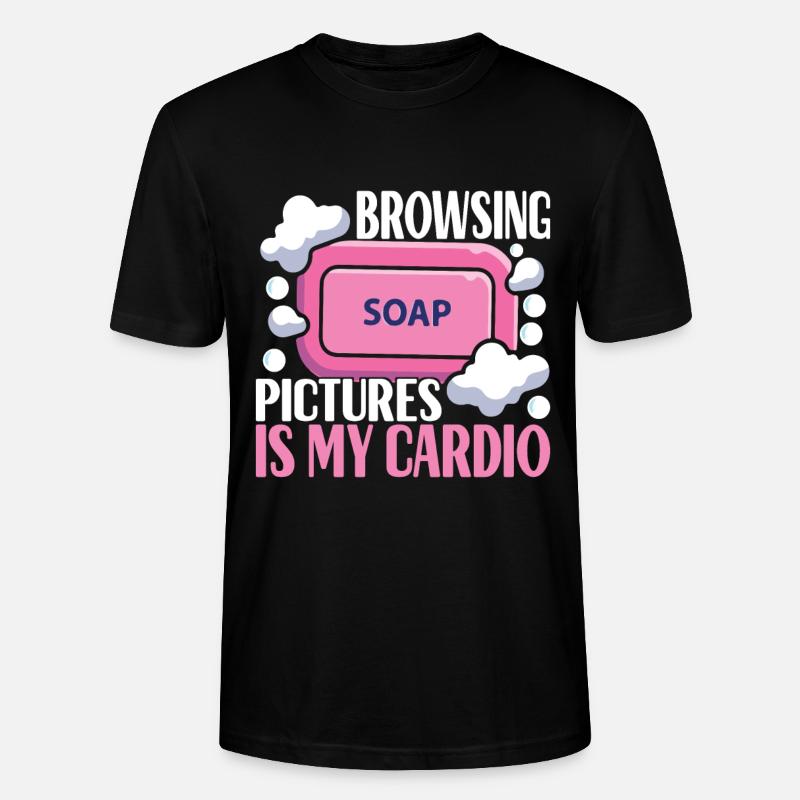 Soap maker soap making - Stanley/Stella CRAFTER Unisex Organic T-Shirt - black
