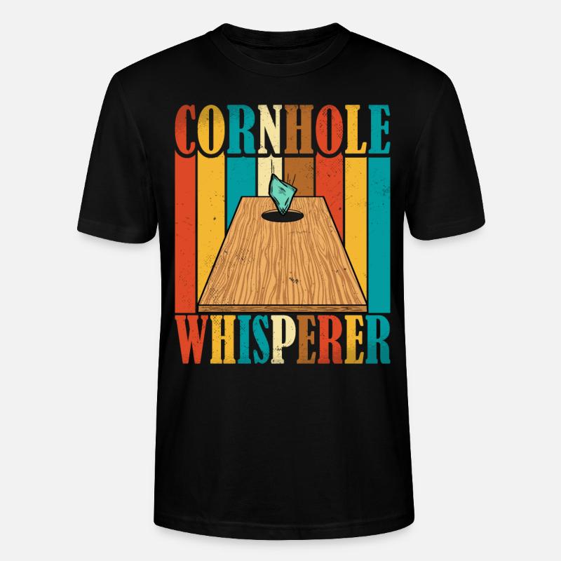 Cornhole Whisperer - Stanley/Stella Unisex Bio-T-Shirt CRAFTER - Schwarz