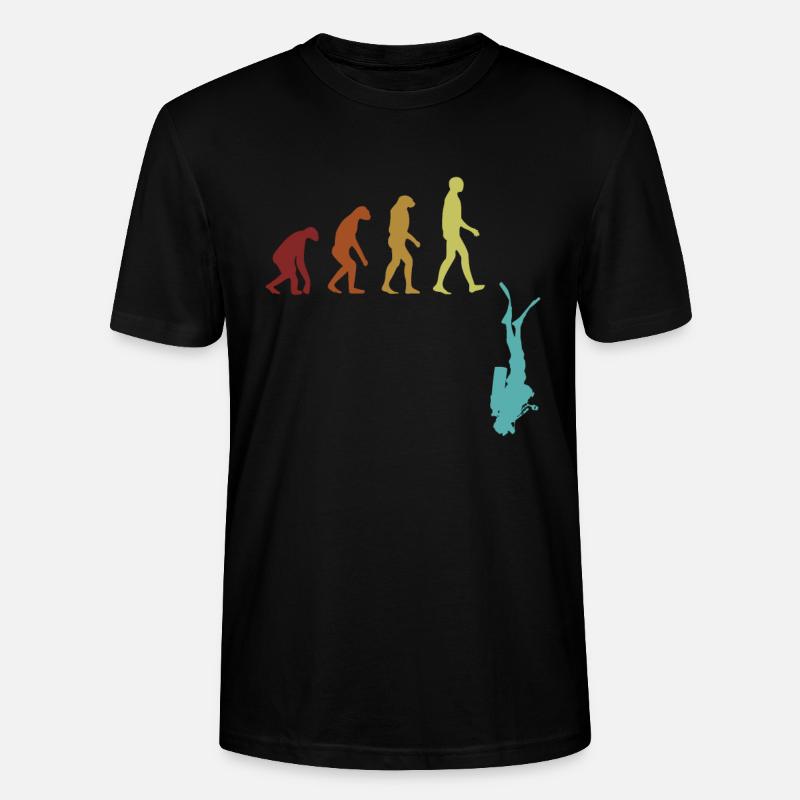 Scuba Diving Evolution Tauchermaske - Stanley/Stella Unisex Bio-T-Shirt CRAFTER - Schwarz