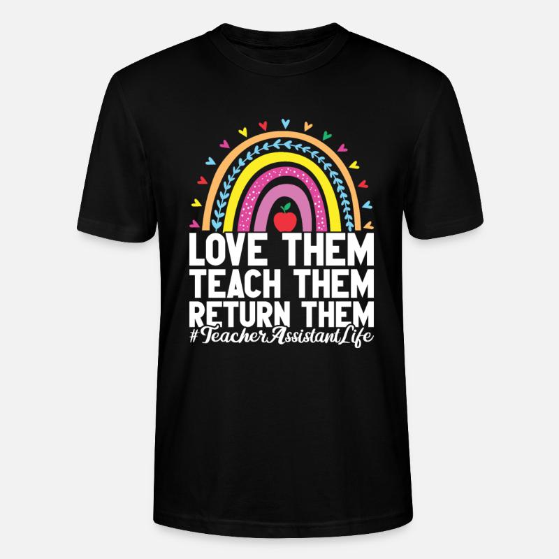 Lehrer -Assistenten Schulleiter Unterricht - Stanley/Stella Unisex Bio-T-Shirt CRAFTER - Schwarz