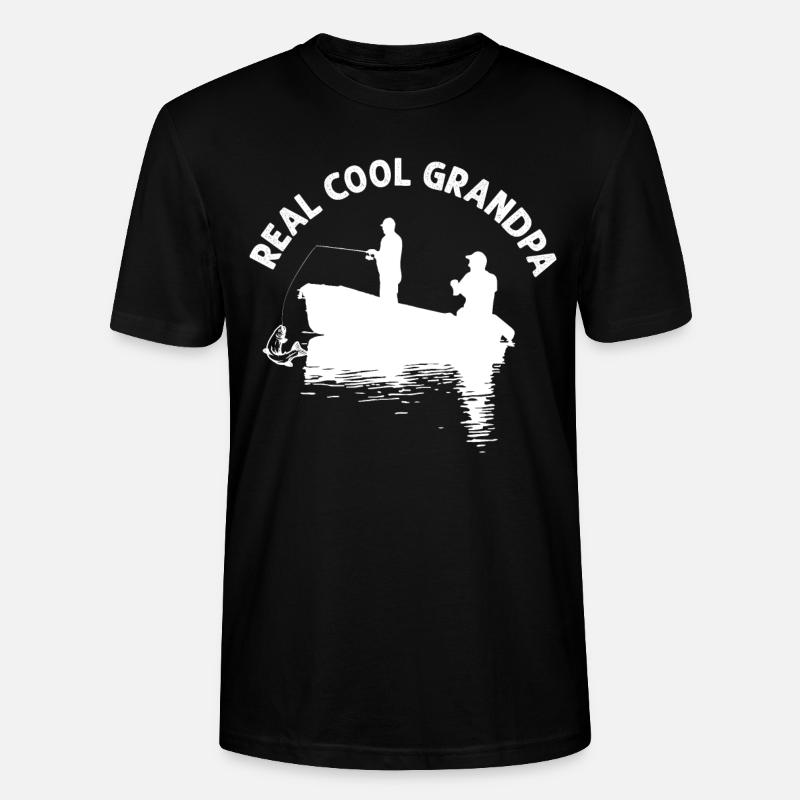 Echt cooler Opa - - Stanley/Stella Unisex Bio-T-Shirt CRAFTER - Schwarz
