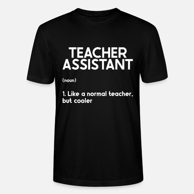 Lehrer -Assistenten Schulleiter Unterricht - Stanley/Stella Unisex Bio-T-Shirt CRAFTER - Schwarz