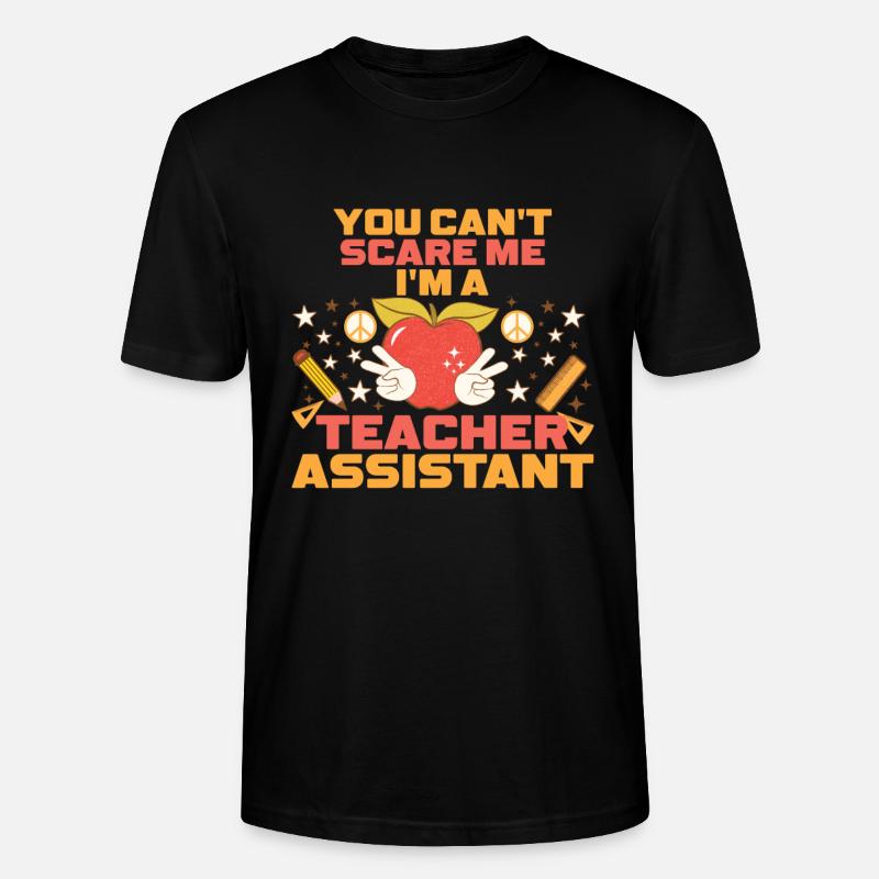 Enseignant -Assistant Directeur d’enseignement - T-shirt bio CRAFTER Stanley Stella Unisexe - noir