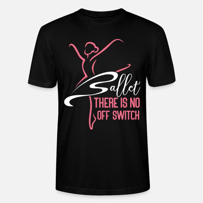 Ballet Danseuse Danse Ballerine - T-shirt bio CRAFTER Stanley Stella Unisexe - noir