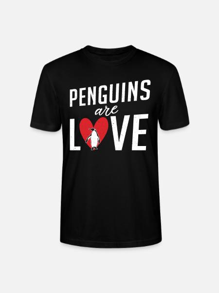 Penguin Lover Penguin Gifts - Stanley/Stella CRAFTER Unisex Organic T-Shirt - black