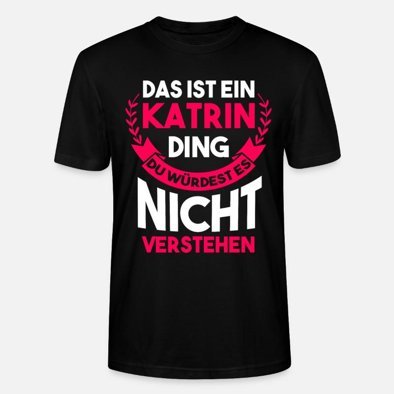 Katrin - Stanley/Stella Unisex Bio-T-Shirt CRAFTER - Schwarz