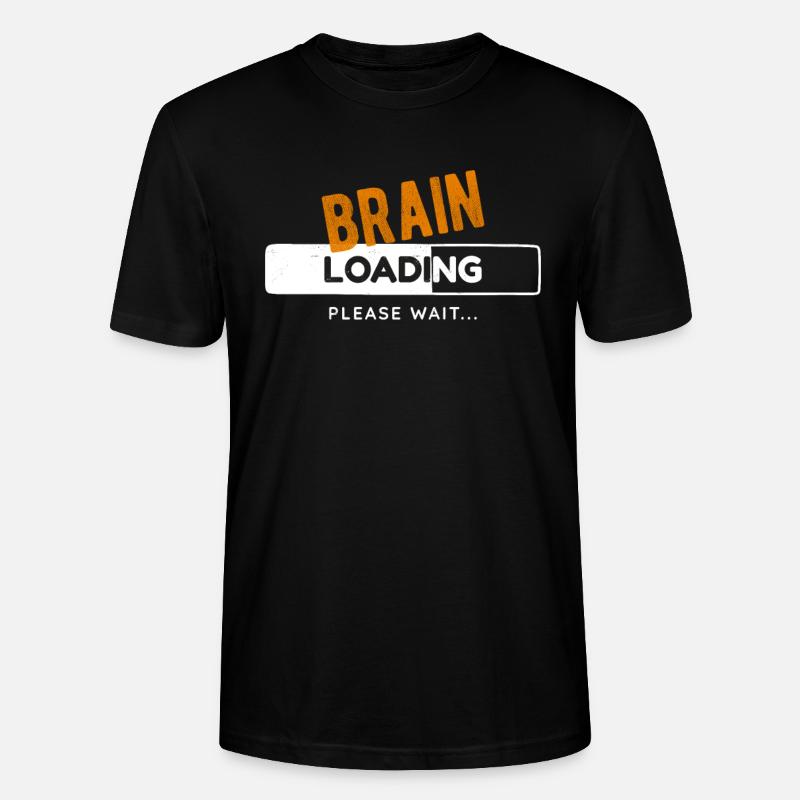 Brain Loading Ladebalken Gaming Zocker - Stanley/Stella Unisex Bio-T-Shirt CRAFTER - Schwarz