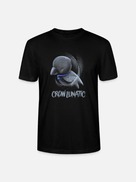 Crow / Raven: Raven Lunatic - Stanley/Stella CRAFTER Unisex Organic T-Shirt - black