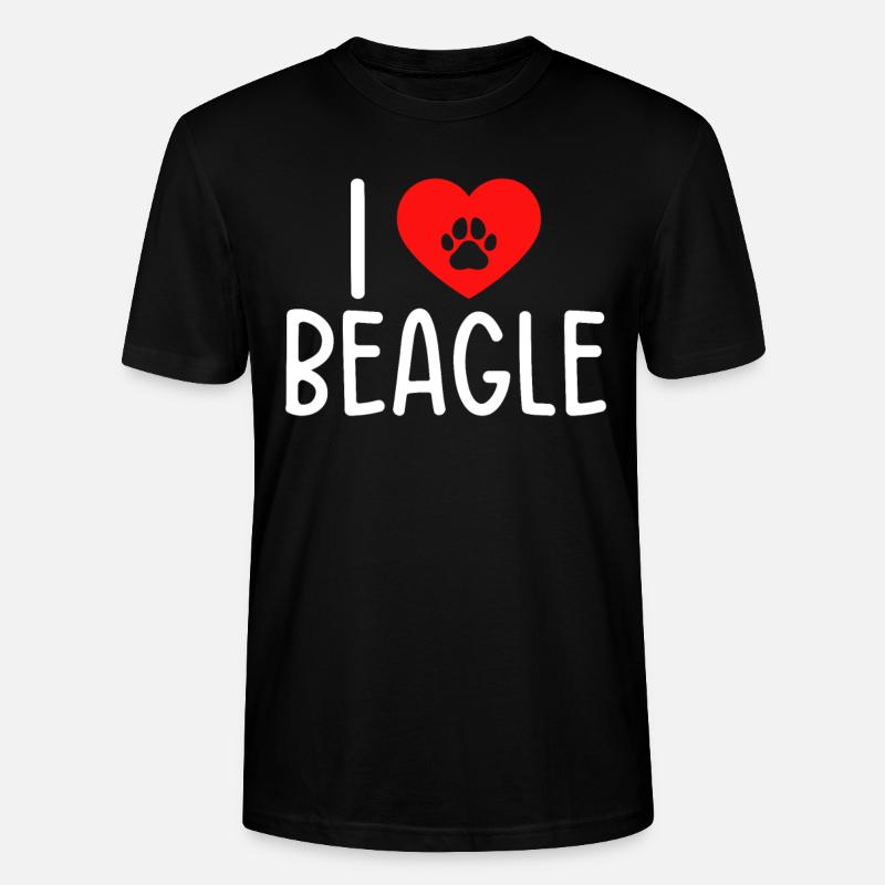 Beagle Geschenk Beagle Besitzer - Stanley/Stella Unisex Bio-T-Shirt CRAFTER - Schwarz
