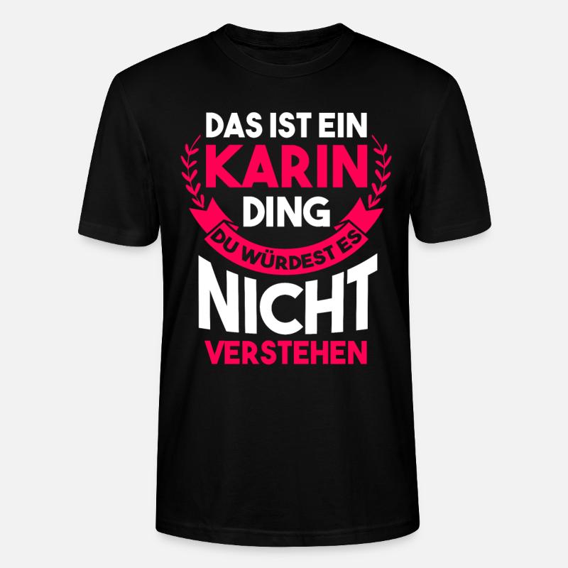 Karin - Stanley/Stella Unisex Bio-T-Shirt CRAFTER - Schwarz