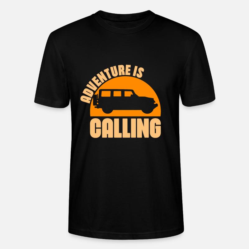 Off-road off-road vehicle - Stanley/Stella CRAFTER Unisex Organic T-Shirt - black