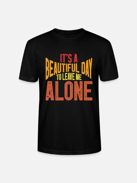 Introverted Gift Sarcastic Introverted - Stanley/Stella CRAFTER Unisex Organic T-Shirt - black