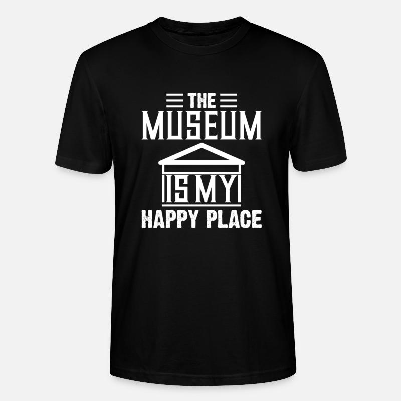 Musée Funny Design Musées - T-shirt bio CRAFTER Stanley Stella Unisexe - noir