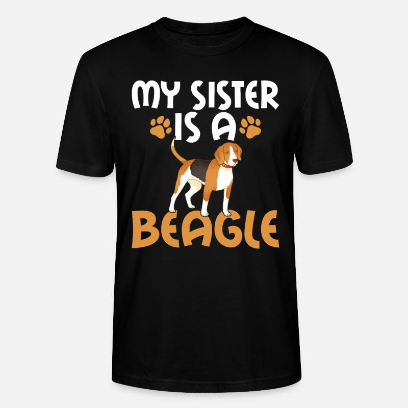 Beagle Cadeau Beagle Propriétaire - T-shirt bio CRAFTER Stanley Stella Unisexe - noir