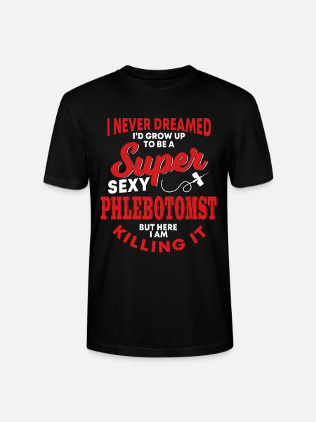 Lustiges Phlebotomist Spruch - Stanley/Stella Unisex Bio-T-Shirt CRAFTER - Schwarz