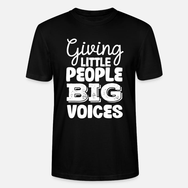 Speech-language pathology, speech-language pathologist - Stanley/Stella CRAFTER Unisex Organic T-Shirt - black