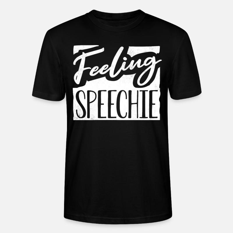 Speech-language pathology, speech-language pathologist - Stanley/Stella CRAFTER Unisex Organic T-Shirt - black
