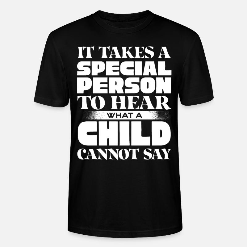Speech-language pathology, speech-language pathologist - Stanley/Stella CRAFTER Unisex Organic T-Shirt - black