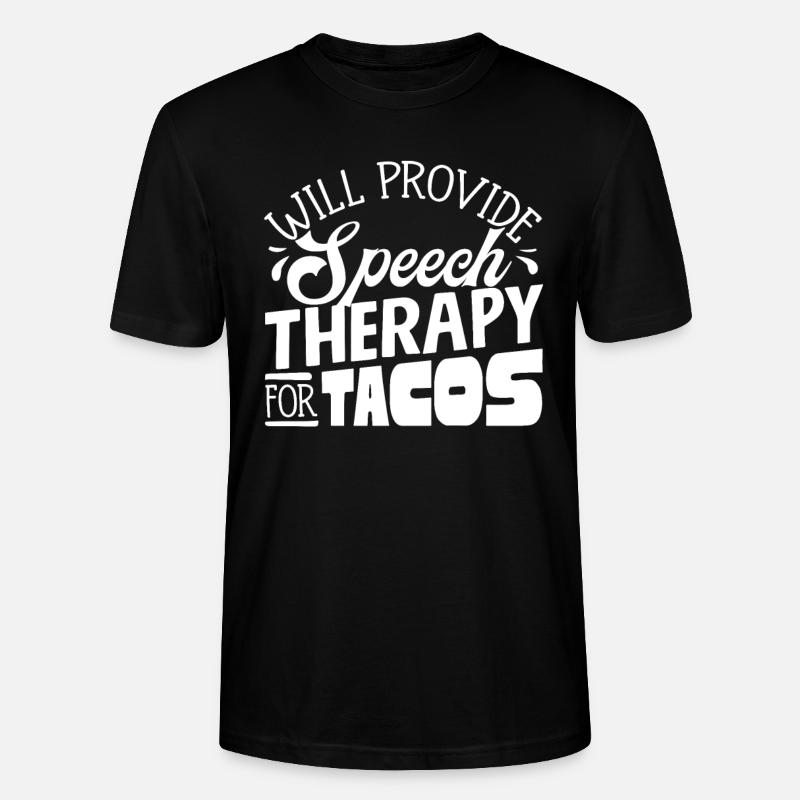 Speech-language pathology, speech-language pathologist - Stanley/Stella CRAFTER Unisex Organic T-Shirt - black