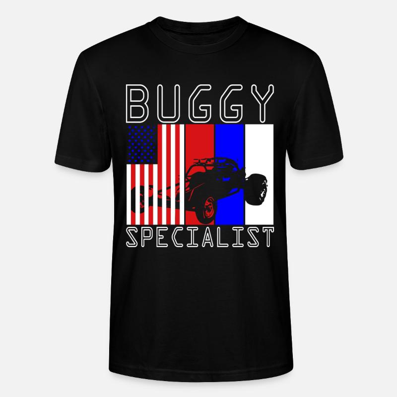 Dune Buggy Beach Buggy - Stanley/Stella CRAFTER Unisex Organic T-Shirt - black