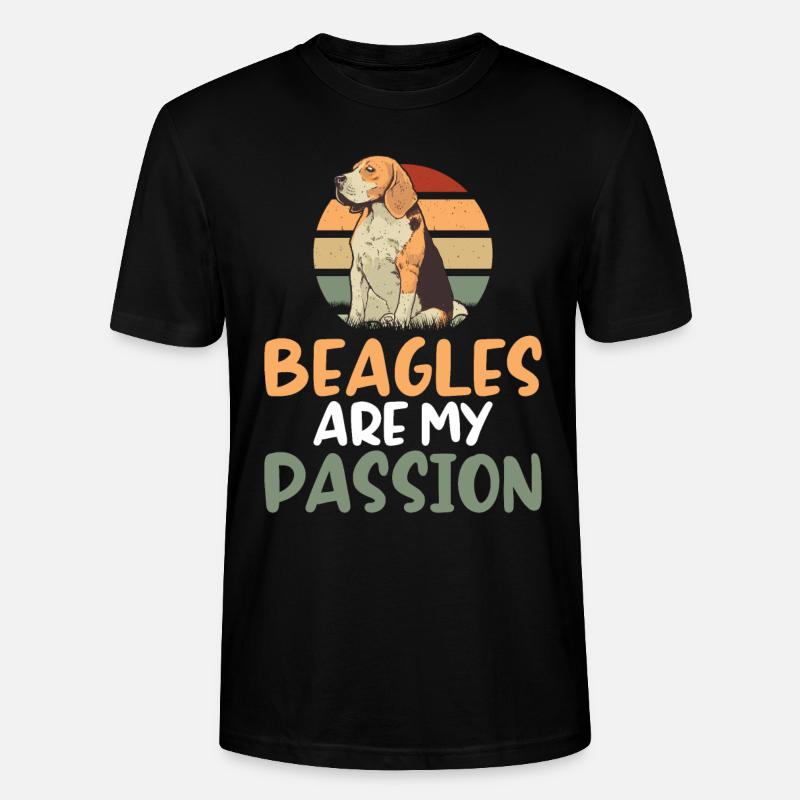 Beagle Cadeau Beagle Propriétaire - T-shirt bio CRAFTER Stanley Stella Unisexe - noir