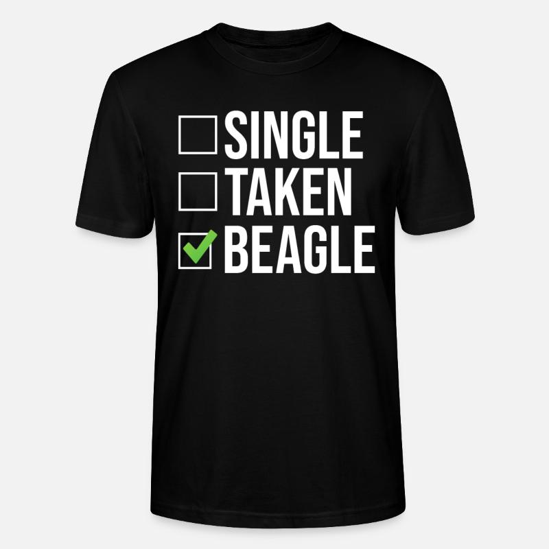 Beagle Geschenk Beagle Besitzer - Stanley/Stella Unisex Bio-T-Shirt CRAFTER - Schwarz