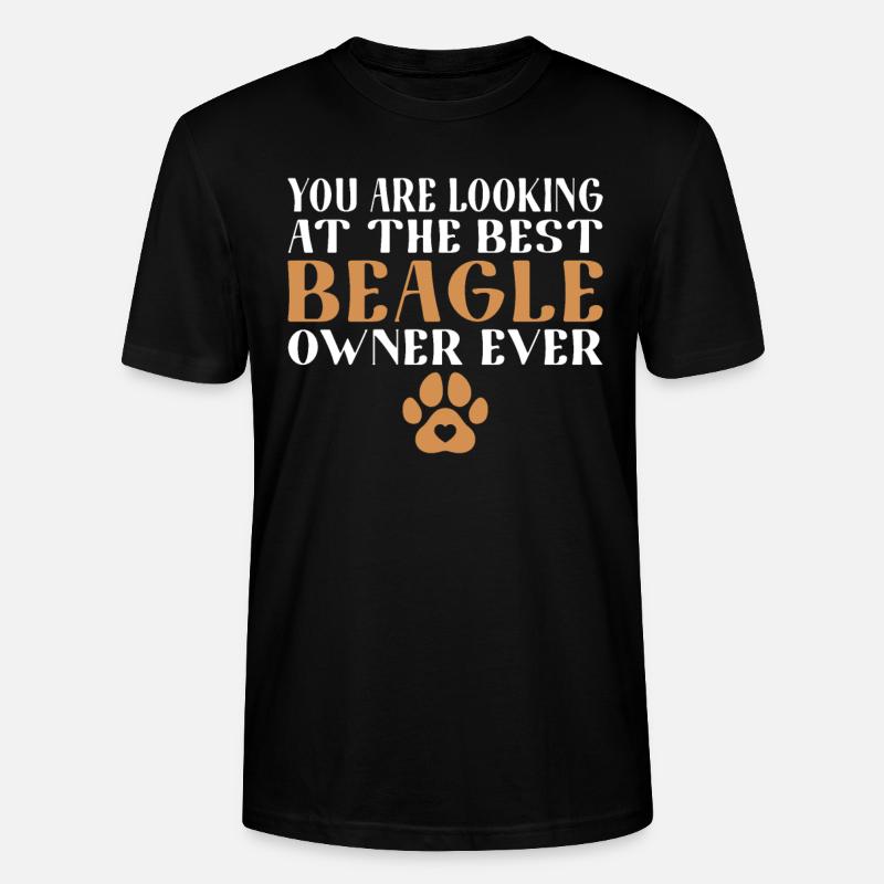 Beagle Geschenk Beagle Besitzer - Stanley/Stella Unisex Bio-T-Shirt CRAFTER - Schwarz