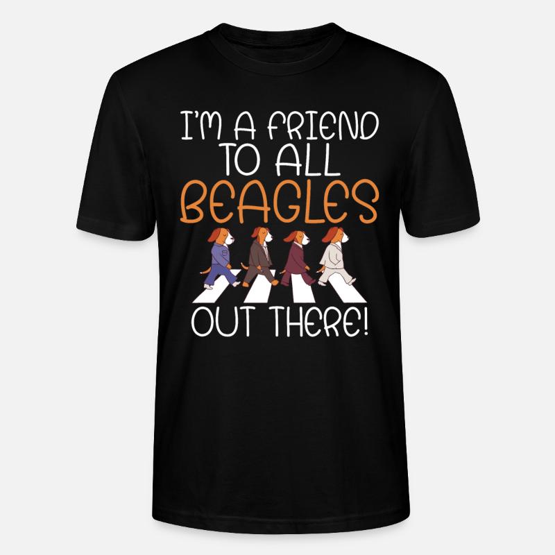 Beagle Gift Beagle Owner - Stanley/Stella CRAFTER Unisex Organic T-Shirt - black