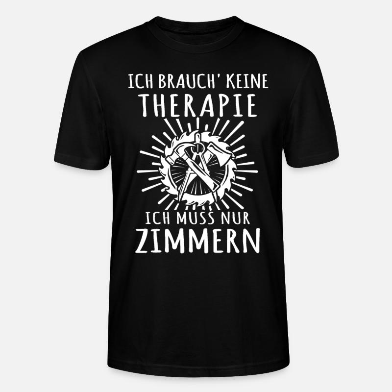 Zimmermann Zimmerer - Stanley/Stella Unisex Bio-T-Shirt CRAFTER - Schwarz
