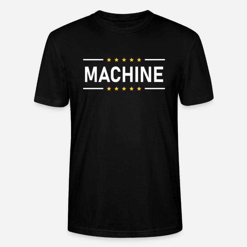 MACHINE - Stanley/Stella Unisex Bio-T-Shirt CRAFTER - Schwarz