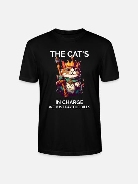 Stolze Katzenmutter - Stanley/Stella Unisex Bio-T-Shirt CRAFTER - Schwarz