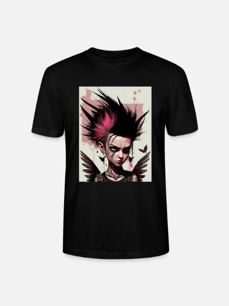 Fée punk cool - T-shirt bio CRAFTER Stanley Stella Unisexe - noir