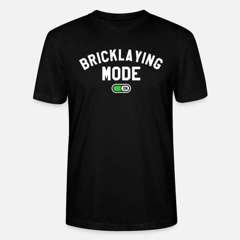 Mode maçon sur maçon maçon - T-shirt bio CRAFTER Stanley Stella Unisexe - noir