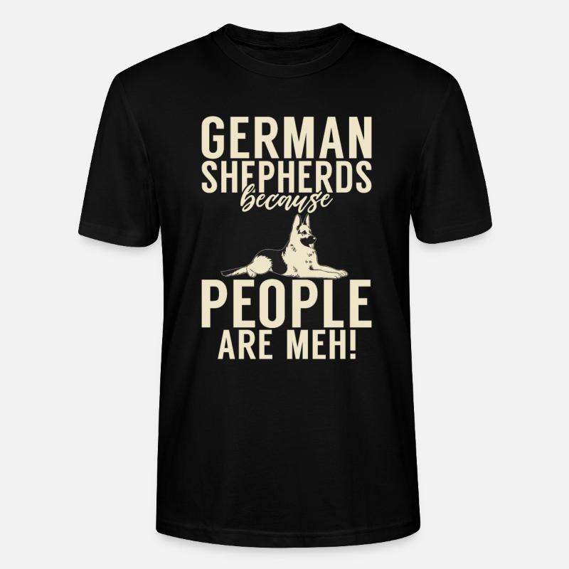 Deutscher Schäferhund Geschenke - Stanley/Stella Unisex Bio-T-Shirt CRAFTER - Schwarz