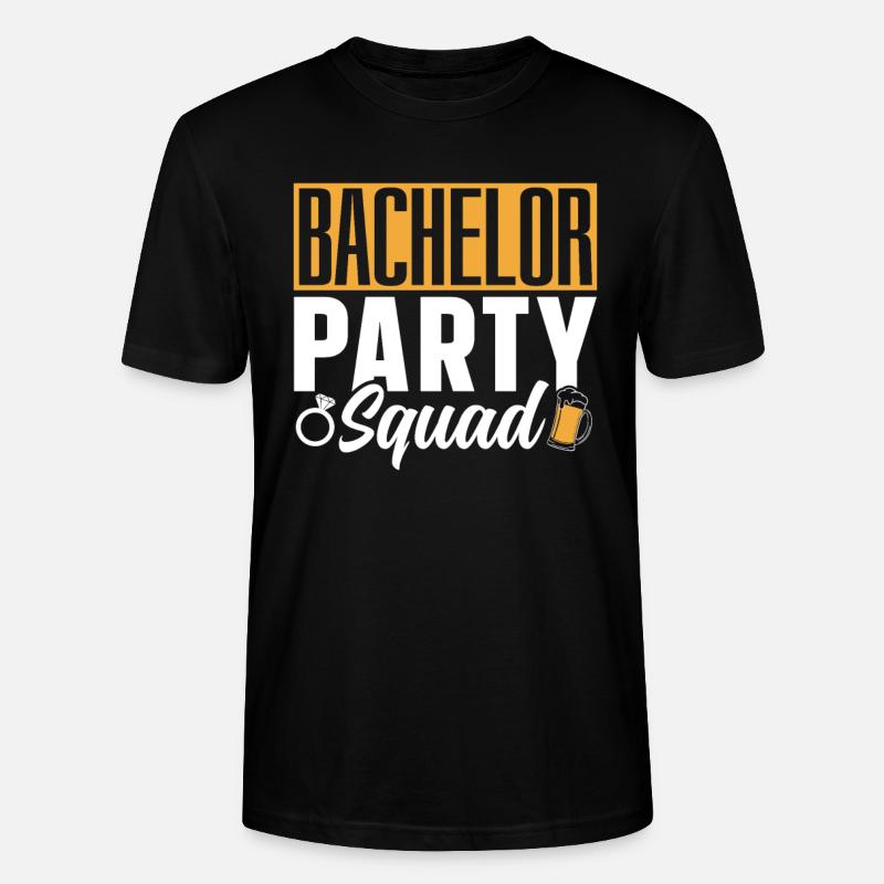 Junggesellenabschied Squad Braut Junggeselle - Stanley/Stella Unisex Bio-T-Shirt CRAFTER - Schwarz