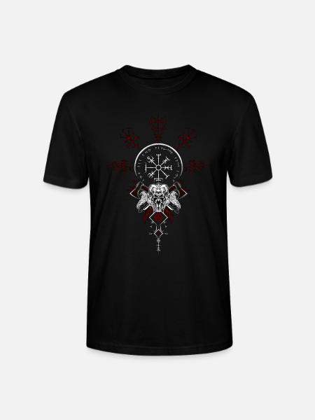 Celtic Vikinger Vegvisir compass Vikings - Stanley/Stella CRAFTER Unisex Organic T-Shirt - black