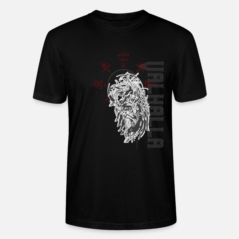Celtic Vikinger Vegvisir compass Vikings - Stanley/Stella CRAFTER Unisex Organic T-Shirt - black