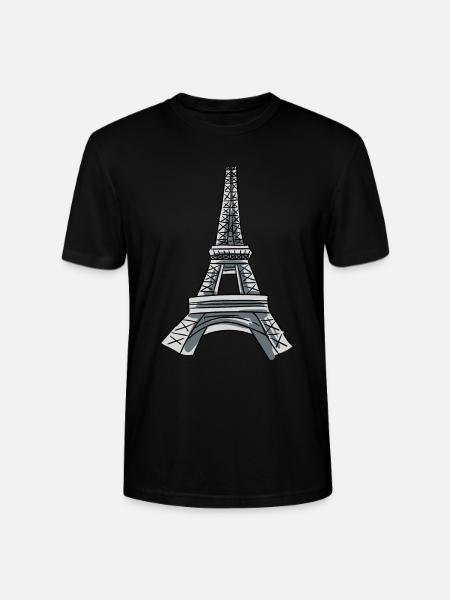 Eiffelturm Kostüm - Stanley/Stella Unisex Bio-T-Shirt CRAFTER - Schwarz