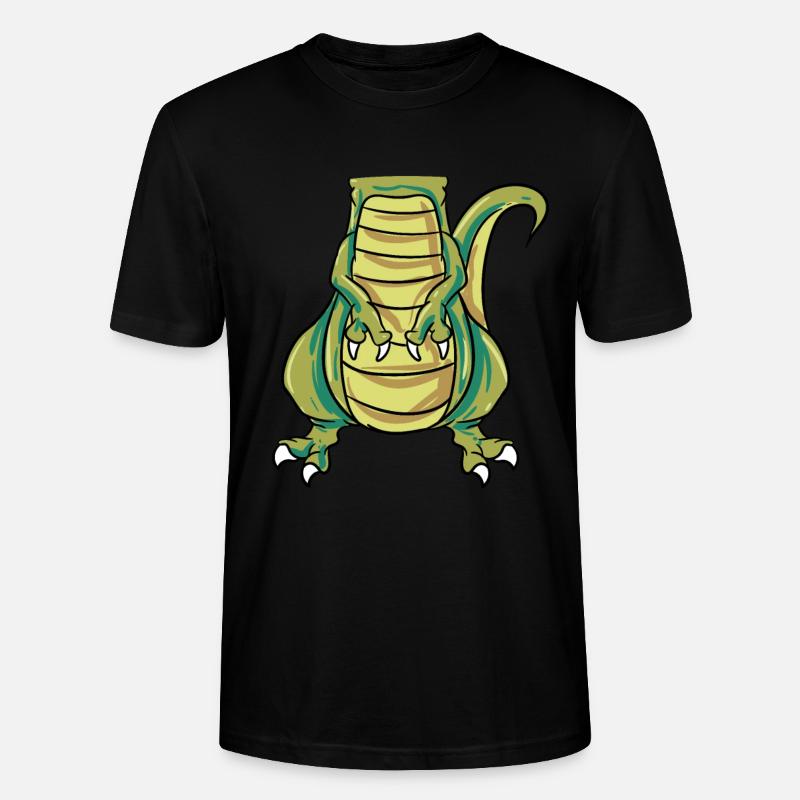 T Rex Kostüm - Stanley/Stella Unisex Bio-T-Shirt CRAFTER - Schwarz