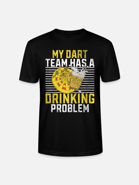 Retro dartskive Dartskive 180 til dartspillere - Stanley Stella CRAFTER unisex økologisk-T-shirt - sort