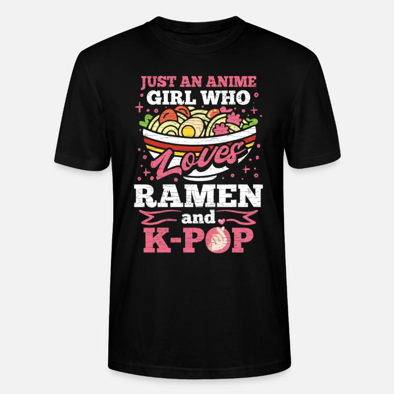Ramen K-Pop Geschenk - Stanley/Stella Unisex Bio-T-Shirt CRAFTER - Schwarz