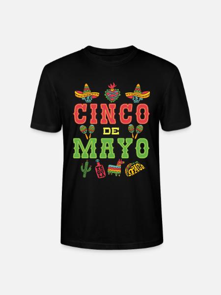 Cinco De Mayo - Stanley/Stella CRAFTER Unisex Organic T-Shirt - black