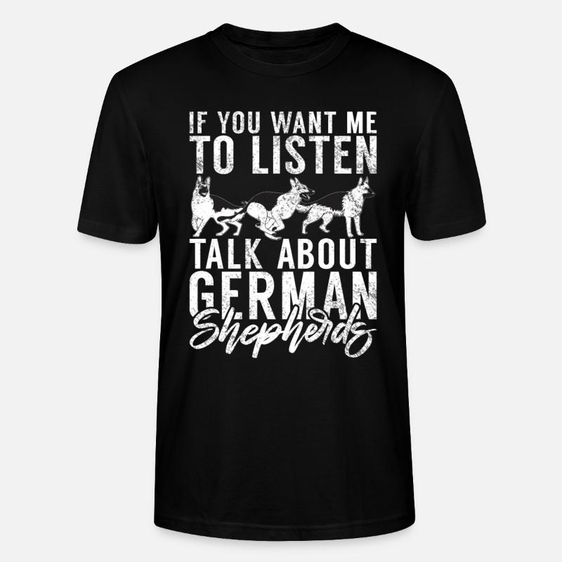Deutscher Schäferhund Geschenke - Stanley/Stella Unisex Bio-T-Shirt CRAFTER - Schwarz