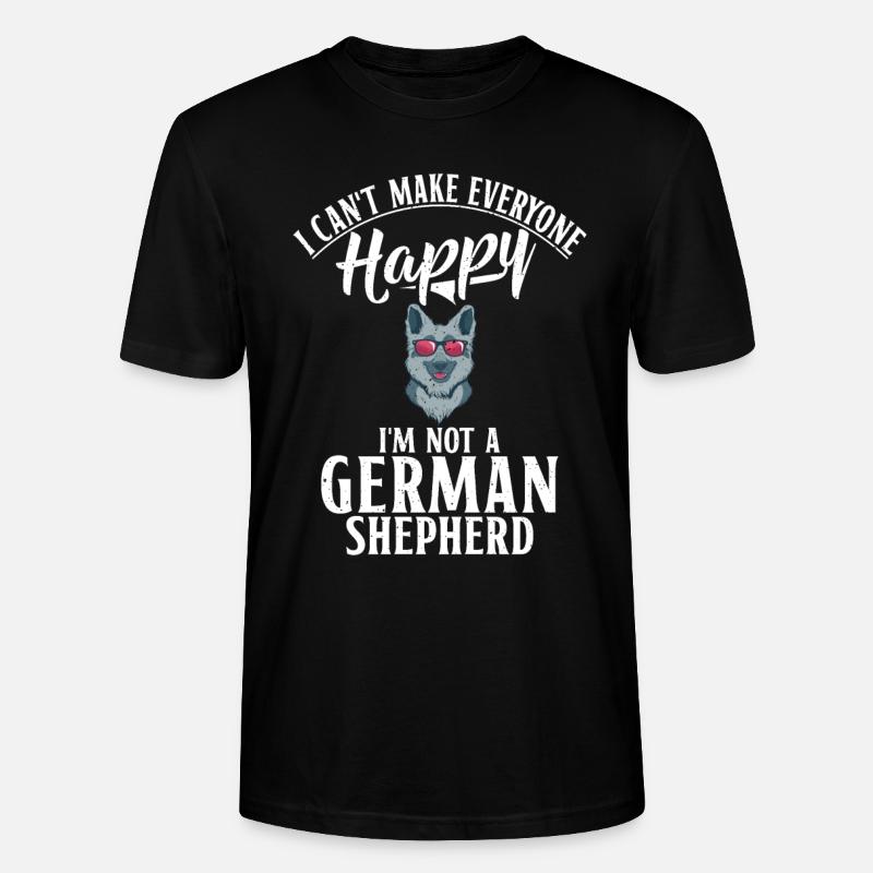 Deutscher Schäferhund Geschenke - Stanley/Stella Unisex Bio-T-Shirt CRAFTER - Schwarz