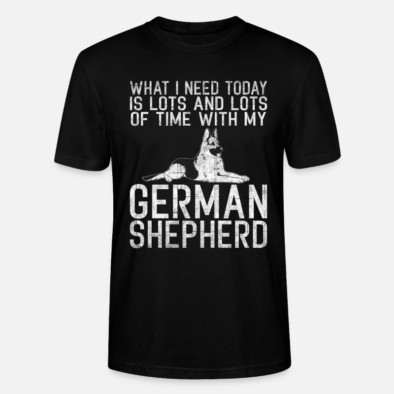 Deutscher Schäferhund Geschenke - Stanley/Stella Unisex Bio-T-Shirt CRAFTER - Schwarz