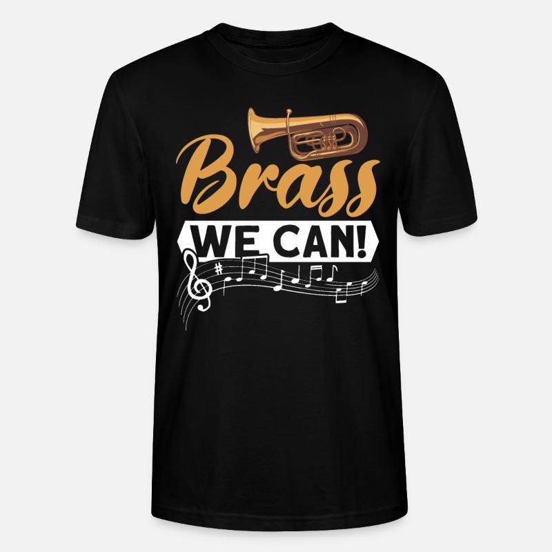 Euphonium Euphoniumspieler Blechbläser Euphonist - Stanley/Stella Unisex Bio-T-Shirt CRAFTER - Schwarz