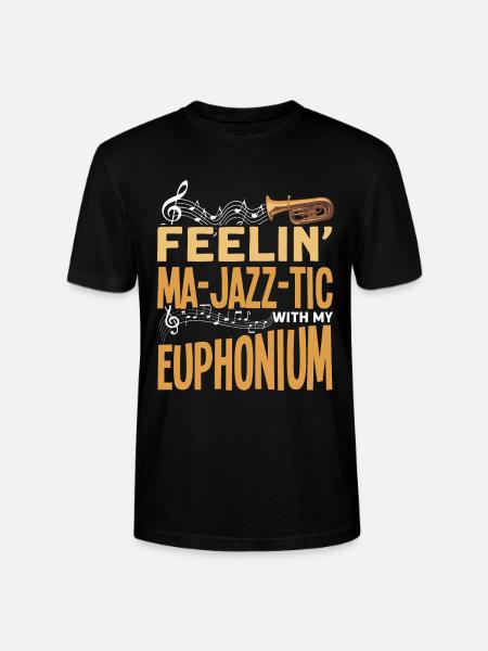 Euphonium Euphoniumspieler Blechbläser Euphonist - Stanley/Stella Unisex Bio-T-Shirt CRAFTER - Schwarz