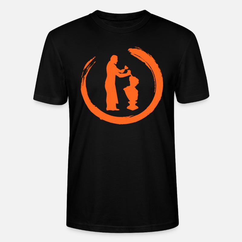 Steinmetz Handwerker Steinbildhauer Bildhauer - Stanley/Stella Unisex Bio-T-Shirt CRAFTER - Schwarz